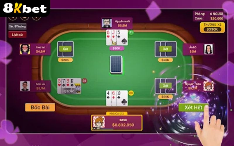 Các quy tắc trong bài Xì Dách tại Game Bài 8KBET