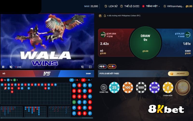 Các bước tham gia chơi đá gà tại sảnh GA28