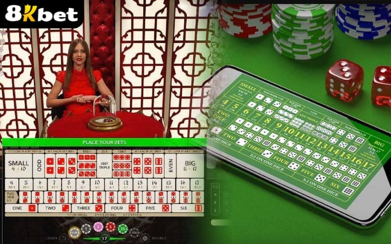 Tài Xỉu Online tại Casino 8KBET có nhiều cửa đặt cược hấp dẫn