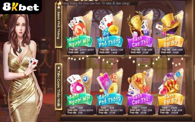 Giới thiệu luật chơi Xì Tố Online tại Game Bài 8KBET